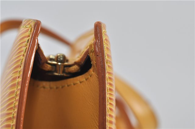 Authentic Louis Vuitton Epi Saint Jacques Hand Bag Yellow M52279 LV 5352D