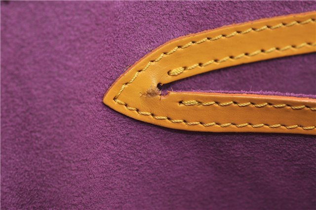 Authentic Louis Vuitton Epi Saint Jacques Hand Bag Yellow M52279 LV 5352D