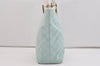 Authentic GUCCI Shoulder Tote Bag GG Canvas Leather 0021099 Light Blue 5352I
