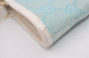 Authentic GUCCI Shoulder Tote Bag GG Canvas Leather 0021099 Light Blue 5352I