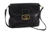 Authentic GUCCI Vintage Shoulder Bag Purse Leather Black 5353I