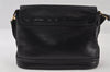 Authentic GUCCI Vintage Shoulder Bag Purse Leather Black 5353I