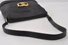 Authentic GUCCI Vintage Shoulder Bag Purse Leather Black 5353I
