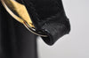 Authentic GUCCI Vintage Shoulder Bag Purse Leather Black 5353I
