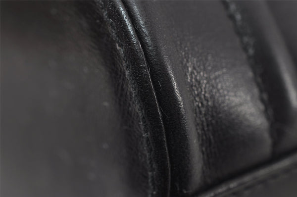 Authentic GUCCI Vintage Shoulder Bag Purse Leather Black 5353I