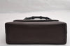Authentic GUCCI Bamboo Vintage Hand Bag Purse Leather Brown 5355I