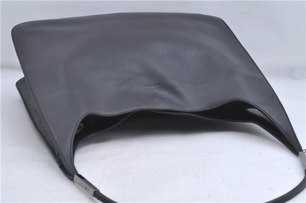 Authentic GUCCI Shoulder Tote Bag Leather 0013192 Black 5357D