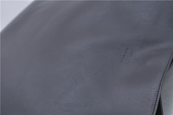 Authentic GUCCI Shoulder Tote Bag Leather 0013192 Black 5357D