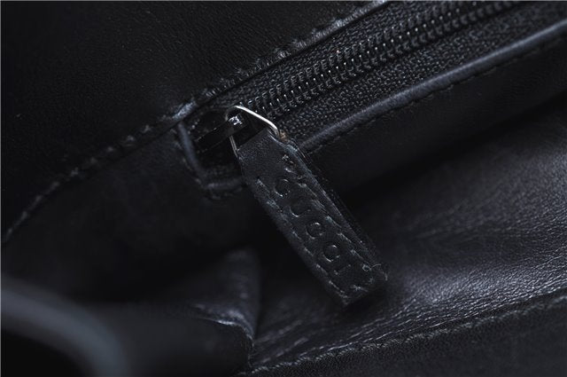 Authentic GUCCI Shoulder Tote Bag Leather 0013192 Black 5357D