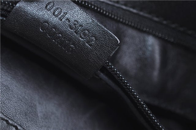 Authentic GUCCI Shoulder Tote Bag Leather 0013192 Black 5357D