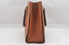 Authentic GUCCI Vintage Bamboo Shoulder Tote Bag Leather Brown Junk 5357I