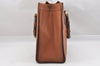 Authentic GUCCI Vintage Bamboo Shoulder Tote Bag Leather Brown Junk 5357I