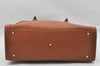 Authentic GUCCI Vintage Bamboo Shoulder Tote Bag Leather Brown Junk 5357I