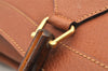 Authentic GUCCI Vintage Bamboo Shoulder Tote Bag Leather Brown Junk 5357I