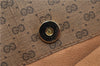 Authentic GUCCI Micro GG PVC Leather Clutch Bag Brown 5358C