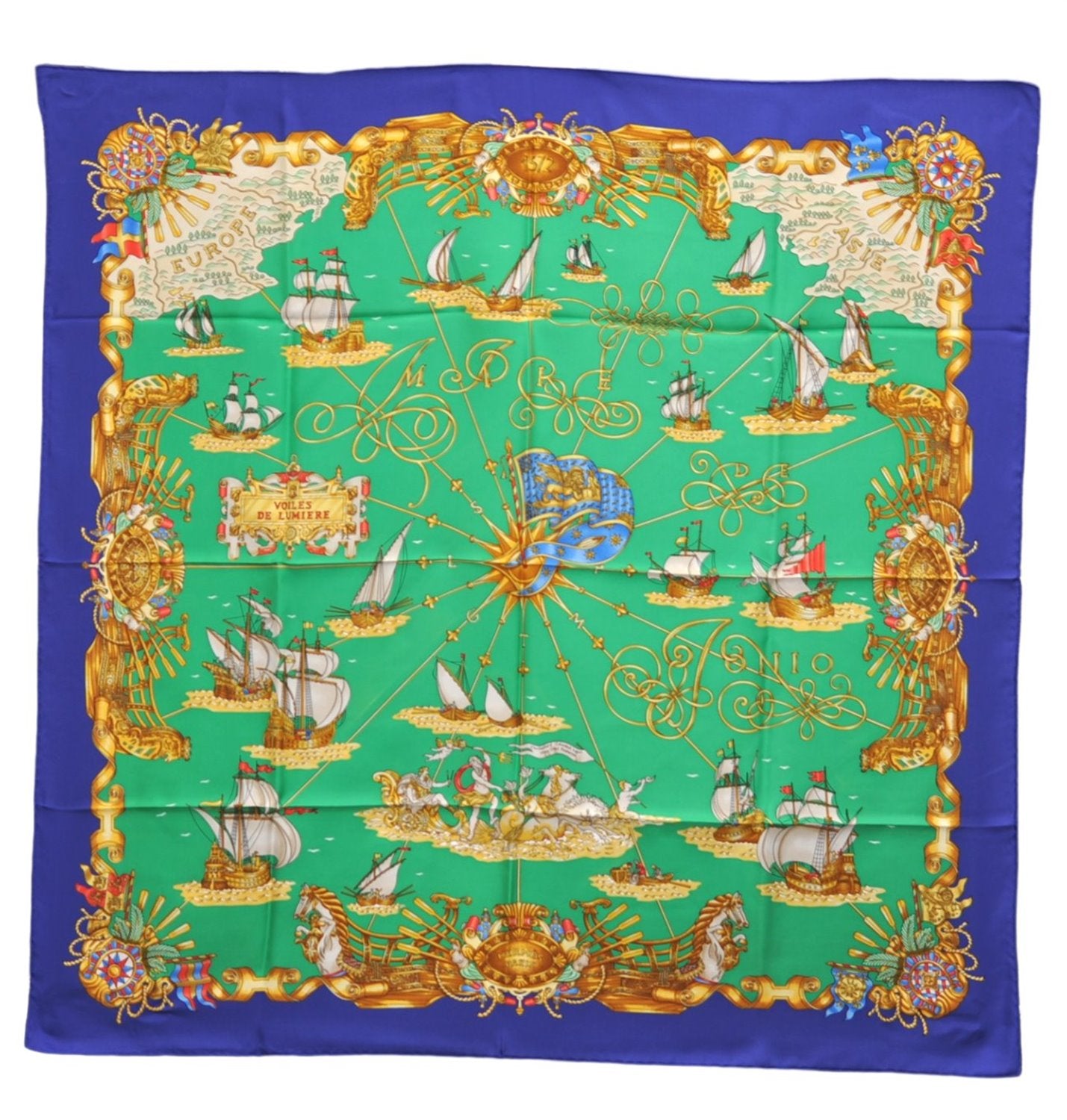 Authentic HERMES Carre 90 Scarf 