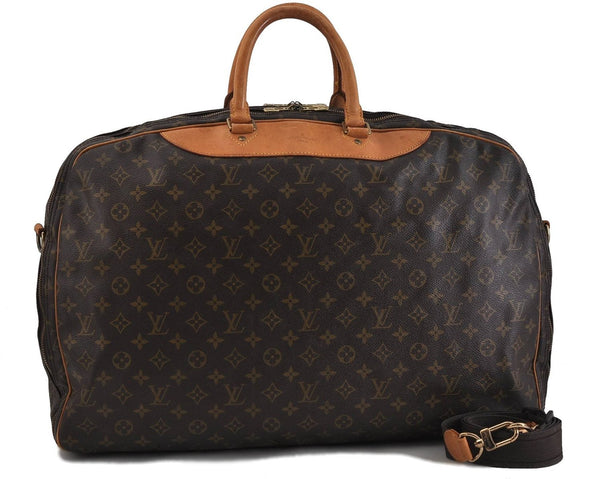 Authentic LOUIS VUITTON Monogram Alize 2 Poches 2 Way Travel Bag M41392 LV 5359C