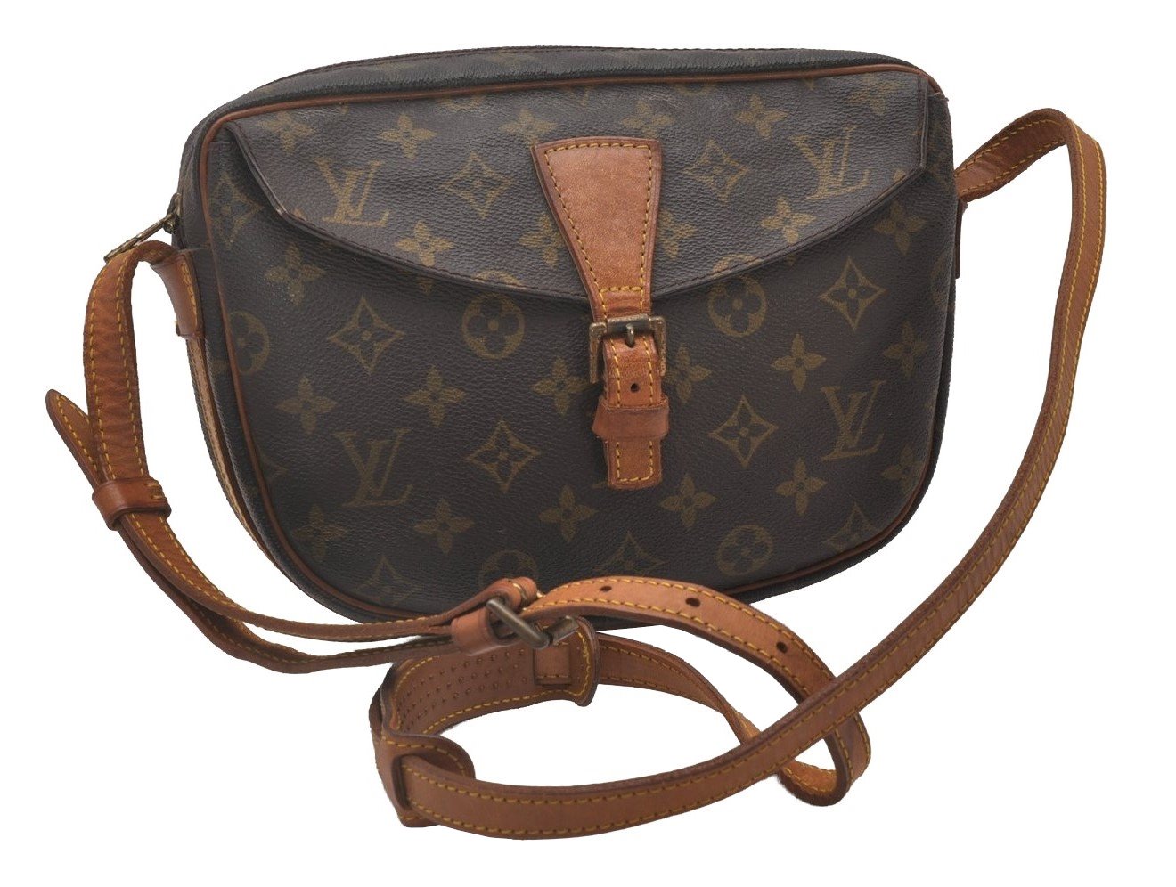Authentic Louis Vuitton Monogram Jeune Fille MM M51226 Shoulder Cross Bag 5359I
