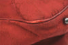 Authentic GUCCI Vintage Shoulder Tote Bag GG Canvas Leather 113017 Red 5360I