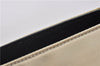 Auth PRADA Tessuto Vit Nylon Leather Shoulder Tote Bag BR0778 Ivory Black 5361C