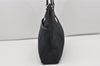 Authentic GUCCI Charmy Shoulder Tote Bag GG Canvas Leather 163288 Black 5361I