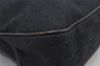Authentic GUCCI Charmy Shoulder Tote Bag GG Canvas Leather 163288 Black 5361I