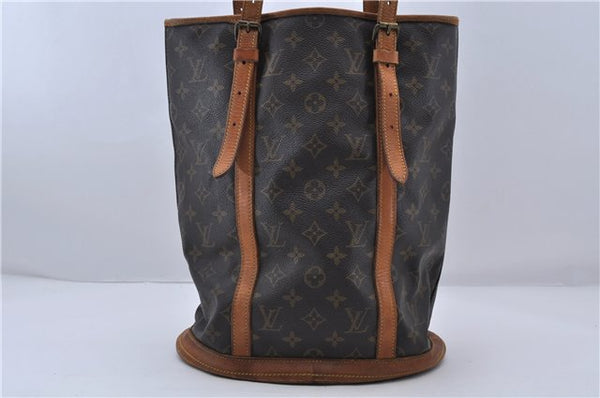 Authentic LOUIS VUITTON Monogram Bucket GM Shoulder Bag Old Model LV 5362C