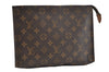 Auth Louis Vuitton Monogram Poche Toilette 26 Cosmetics Pouch Old Model LV 5362I