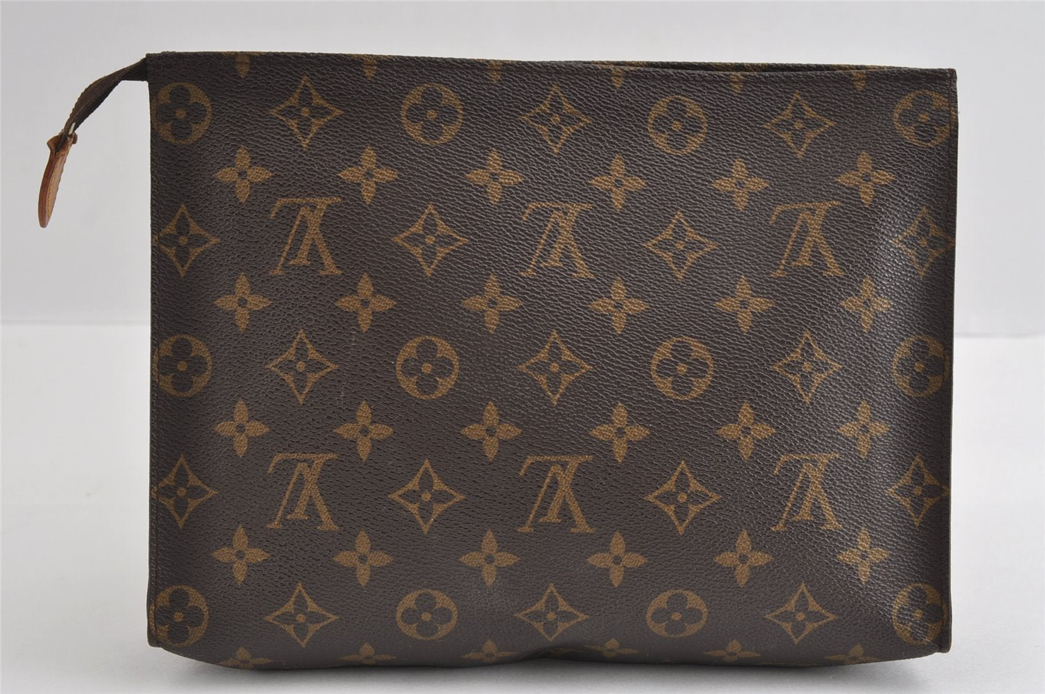 Auth Louis Vuitton Monogram Poche Toilette 26 Cosmetics Pouch Old Model LV 5362I