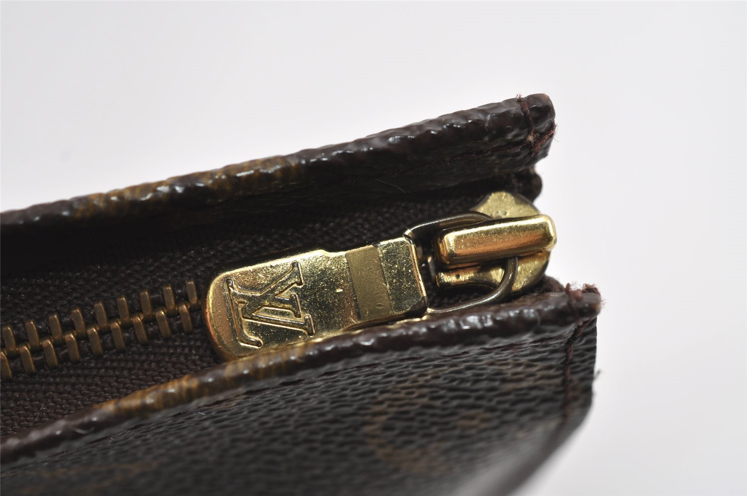 Auth Louis Vuitton Monogram Poche Toilette 26 Cosmetics Pouch Old Model LV 5362I