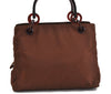 Authentic PRADA Nylon Plastic Shoulder Hand Bag Purse Brown 5363C