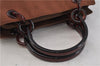 Authentic PRADA Nylon Plastic Shoulder Hand Bag Purse Brown 5363C