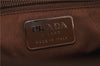 Authentic PRADA Nylon Plastic Shoulder Hand Bag Purse Brown 5363C