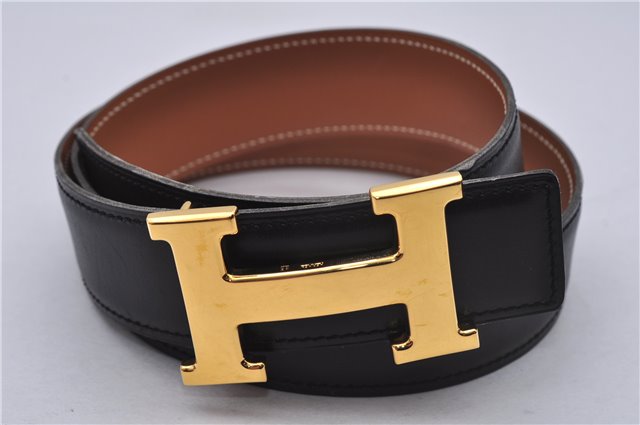 Authentic HERMES Constance Leather Belt Size 65cm 25.6