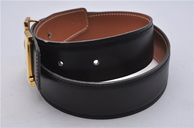 Authentic HERMES Constance Leather Belt Size 65cm 25.6