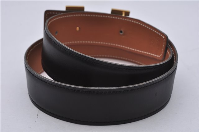 Authentic HERMES Constance Leather Belt Size 65cm 25.6