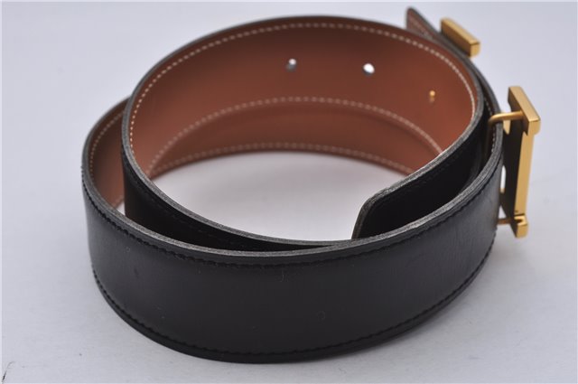 Authentic HERMES Constance Leather Belt Size 65cm 25.6