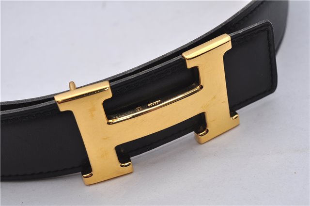 Authentic HERMES Constance Leather Belt Size 65cm 25.6