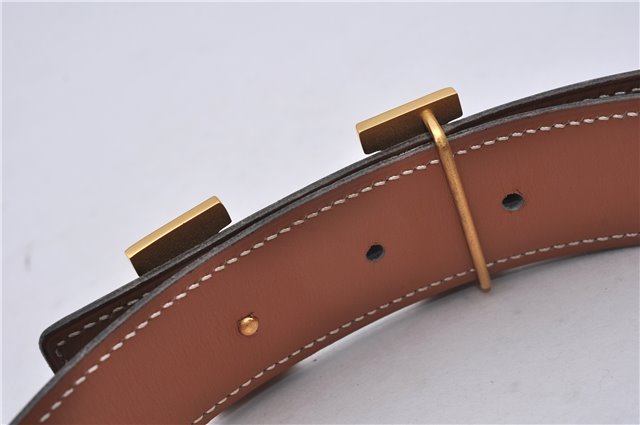 Authentic HERMES Constance Leather Belt Size 65cm 25.6