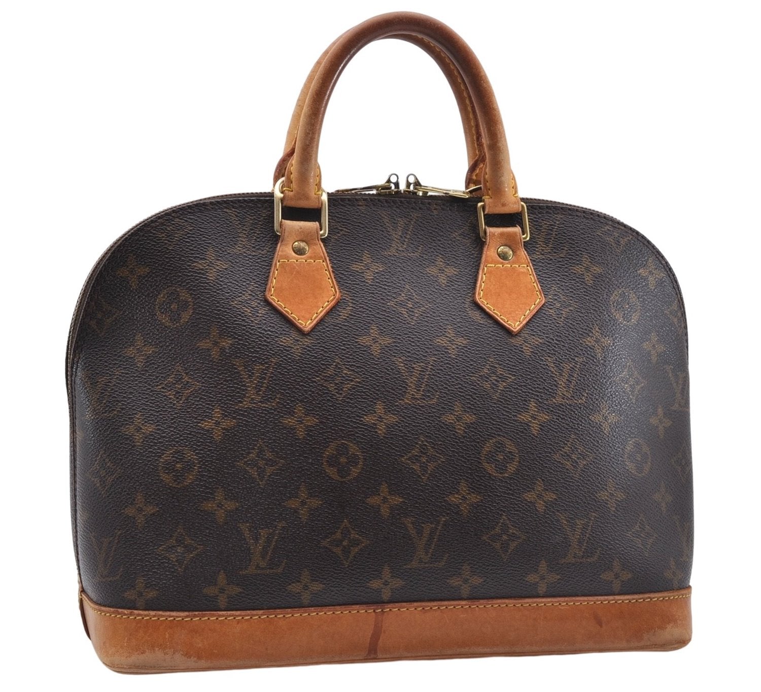Authentic Louis Vuitton Monogram Alma Hand Bag M51130 LV 5364D