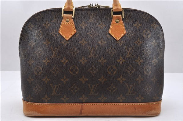 Authentic Louis Vuitton Monogram Alma Hand Bag M51130 LV 5364D