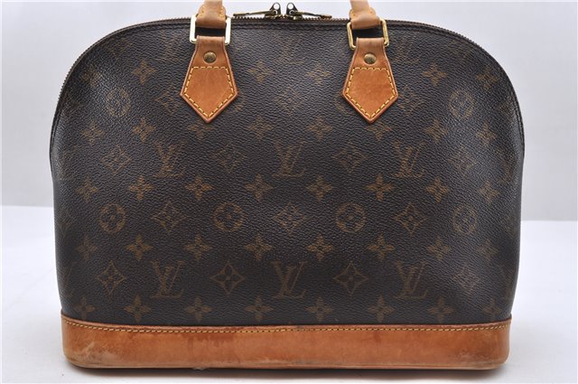 Authentic Louis Vuitton Monogram Alma Hand Bag M51130 LV 5364D