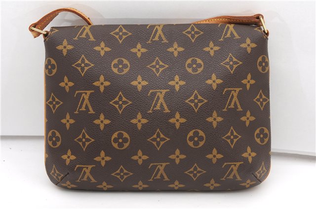 Authentic Louis Vuitton Monogram Musette Tango Shoulder Bag M51257 LV 5365F