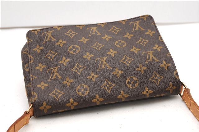 Authentic Louis Vuitton Monogram Musette Tango Shoulder Bag M51257 LV 5365F