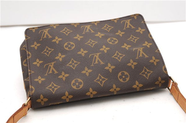 Authentic Louis Vuitton Monogram Musette Tango Shoulder Bag M51257 LV 5365F