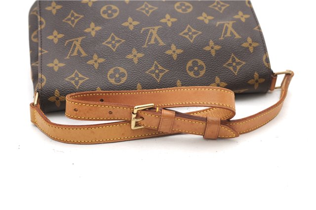 Authentic Louis Vuitton Monogram Musette Tango Shoulder Bag M51257 LV 5365F