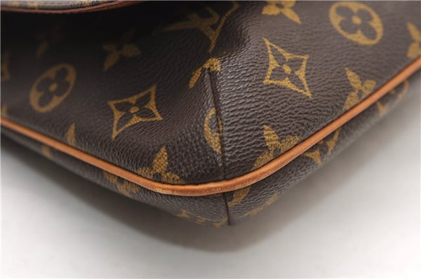 Authentic Louis Vuitton Monogram Musette Tango Shoulder Bag M51257 LV 5365F