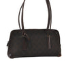 Authentic GUCCI Shoulder Hand Bag Purse GG Canvas Leather 73880 Brown 5365I