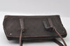 Authentic GUCCI Shoulder Hand Bag Purse GG Canvas Leather 73880 Brown 5365I