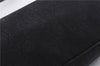 Authentic Ferragamo Gancini Canvas Leather Shoulder Bag Pouch Purse Black 5366D